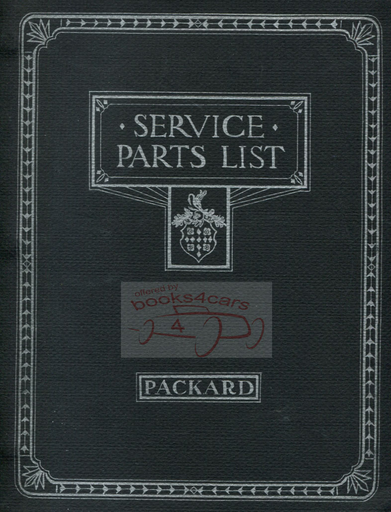 32-36 12 cylinder models Parts Manual, 9th to 14th series, 450 pgs By Packard