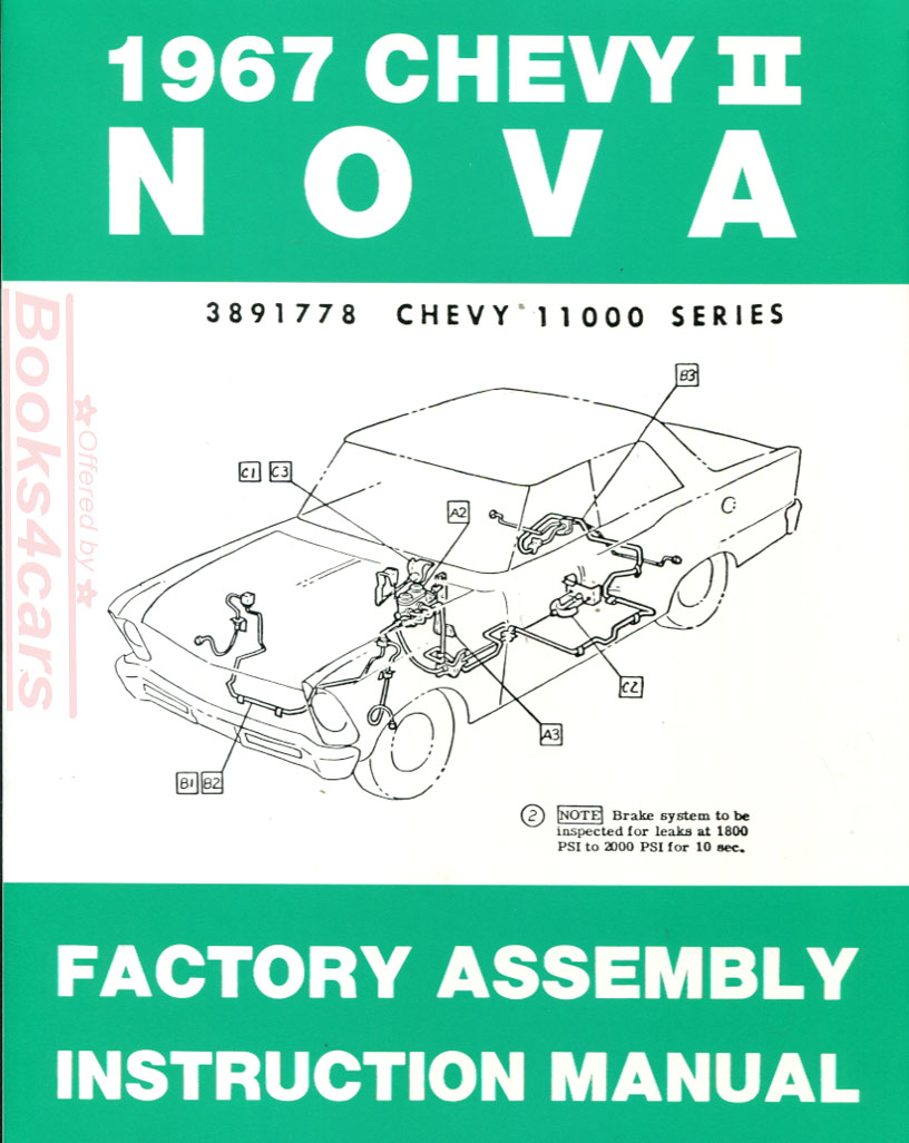 67 Nova & Chevy II Assembly Manual by Chevrolet