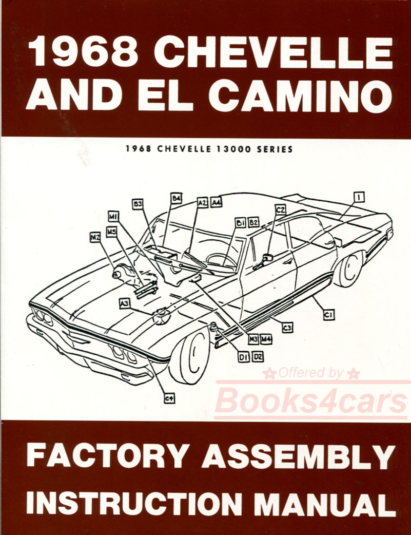 68 assembly manual Chevelle & El Camino by Chevrolet