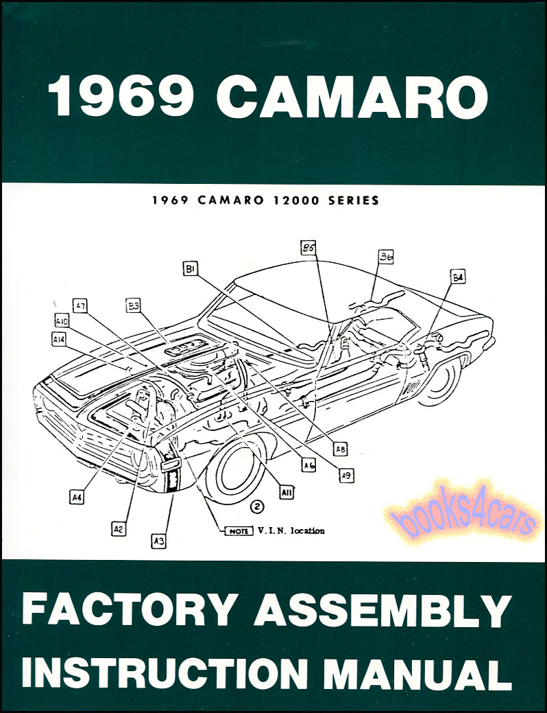 69 Camaro Assembly manual by Chevrolet