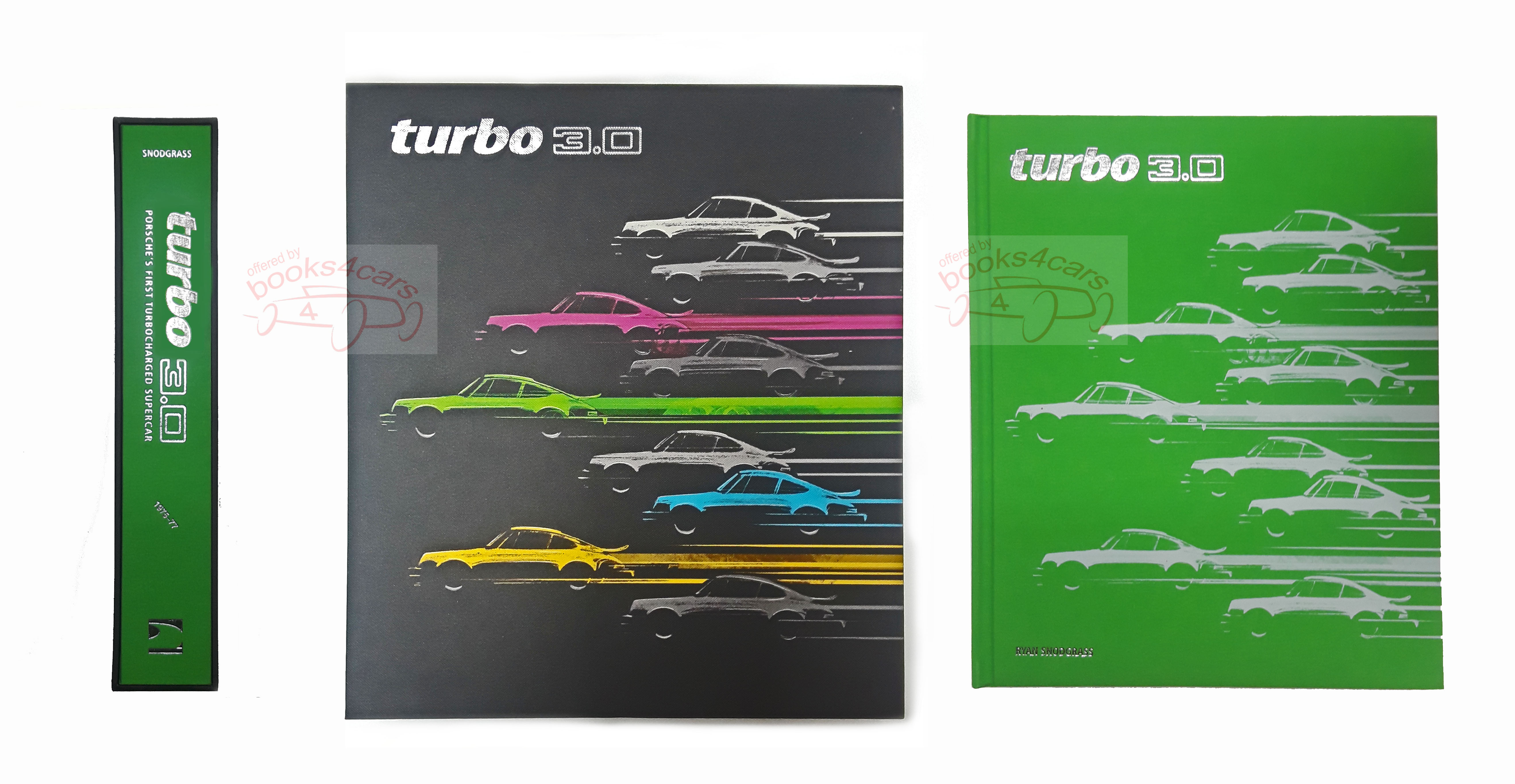 75-77 Porsche 911 Turbo 3.0 history by R. Snodgrass 536 pages w/1,500+ photos in slipcase 5+kg