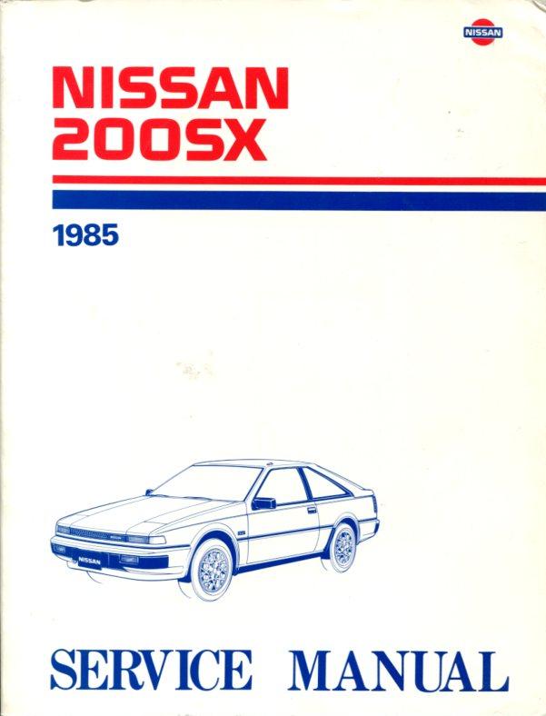85 200SX Shop Service Repair Manual by Nissan for 200 SX