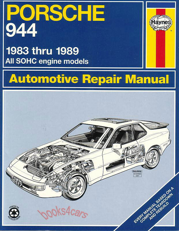 PORSCHE 944 SHOP MANUAL 924S REPAIR BOOK HAYNES SERVICE