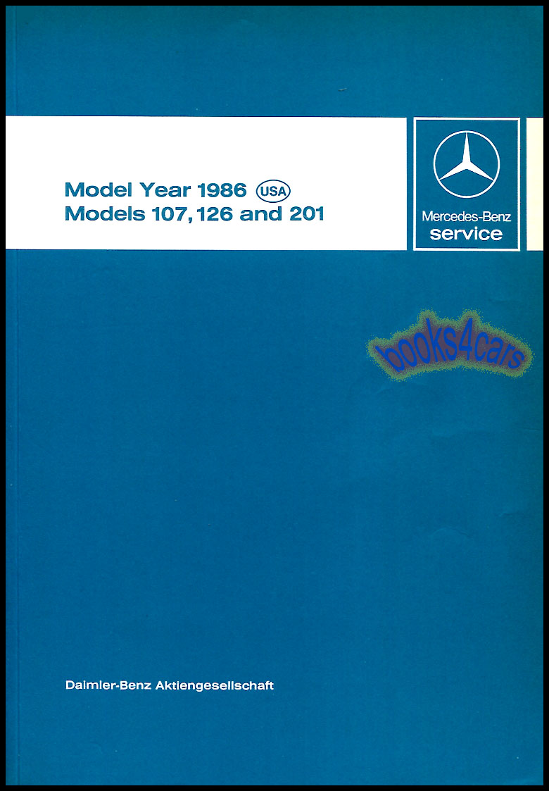 86 Technical Introduction Manual by Mercedes