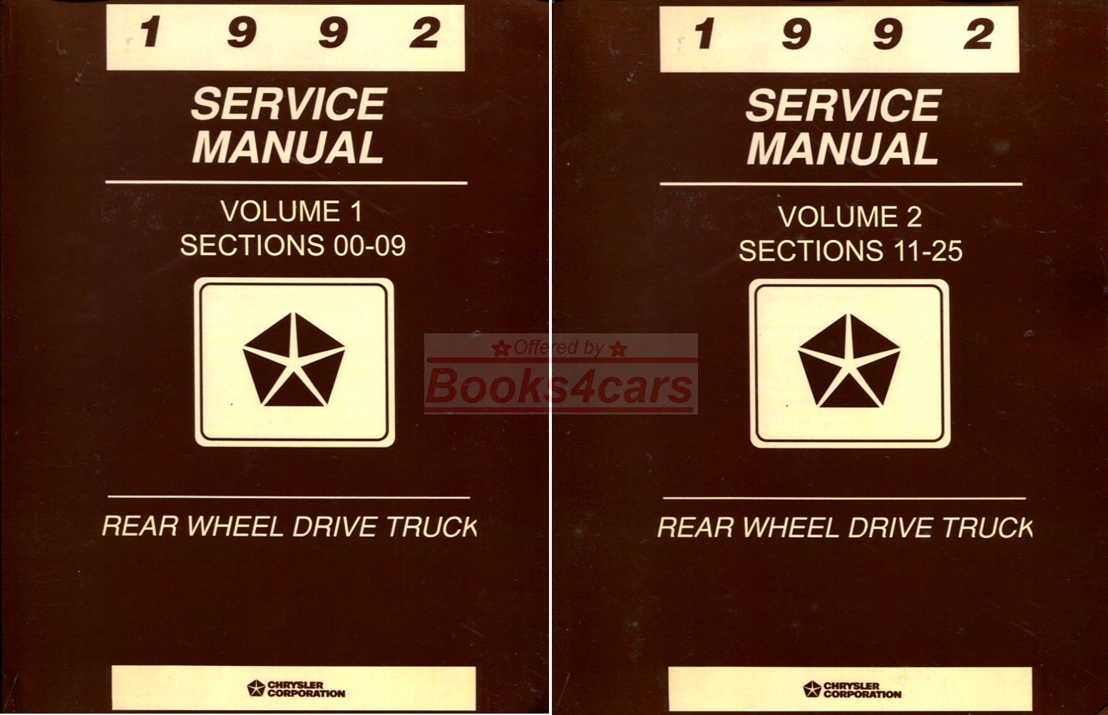 92 D&W 150-350 Ram Pickup & Ramcharger Shop Service Repair Manual by Dodge Truck includes Cummins 5.9 Diesel 1,600 pages