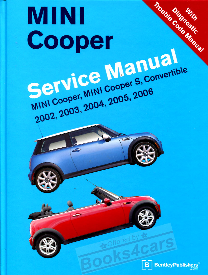 02-06 Shop Service Repair Manual MINI Cooper & S including supercharger & convertible over 1,084 pages by Robert Bentley