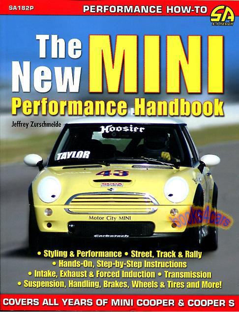 New Mini Performance Handbook by J. Zurschmeide 144 pages