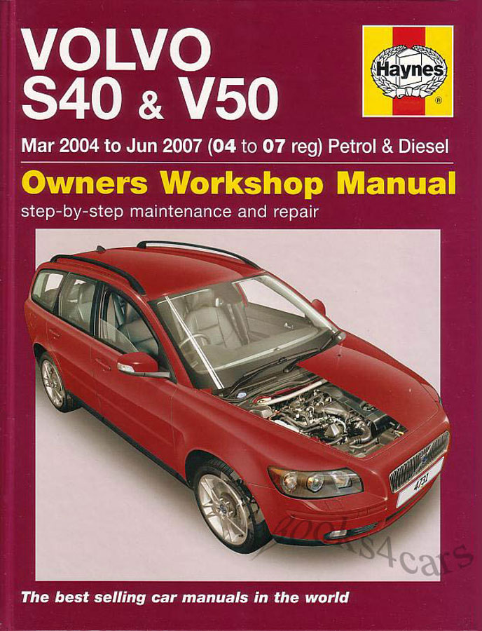 SHOP MANUAL S40 V50 SERVICE REPAIR VOLVO BOOK HAYNES CHILTON S-40 | eBay