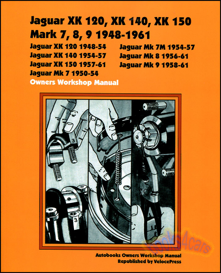 JAGUAR SHOP SERVICE REPAIR MANUAL HAYNES AUTOBOOKS XK120 XK150 XK140 MK 7 8 9