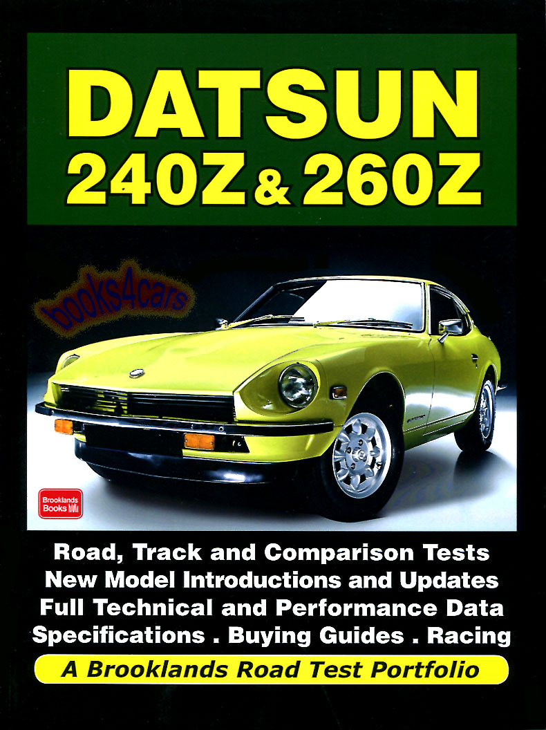 DATSUN 240Z BOOK NISSAN 260Z BROOKLANDS PORTFOLIO Z-CAR | eBay