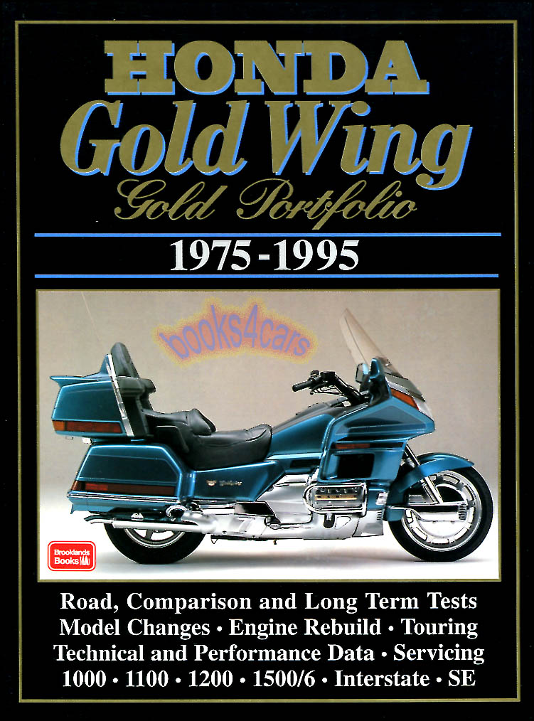 カタログ/マニュアル HONDA GL 1000 GOLD WING GOLDWING HONDA BOOK PORTFOLIO GOLD WING 1000-1500 1995-1975 1990