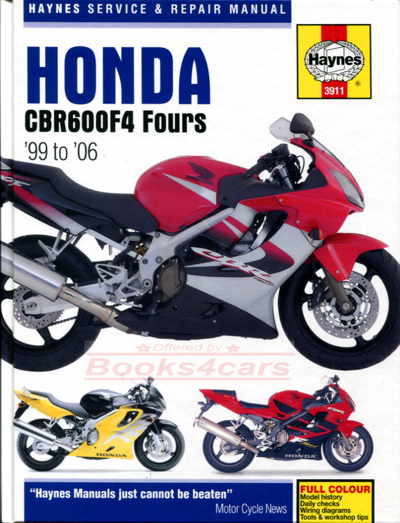 SHOP MANUAL CBR600F4 SERVICE REPAIR HONDA HAYNES BOOK CLYMER CBR 600 F4 | eBay
