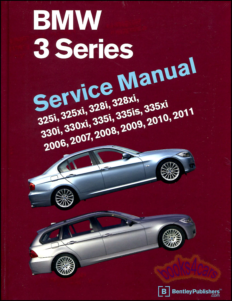HUGE REAL BOOK 1,256 page Complete Shop Service Repair Manual for all 2006-2010 BMW 3-Series covering all mechanical, electrical, body, interior, engine, ...