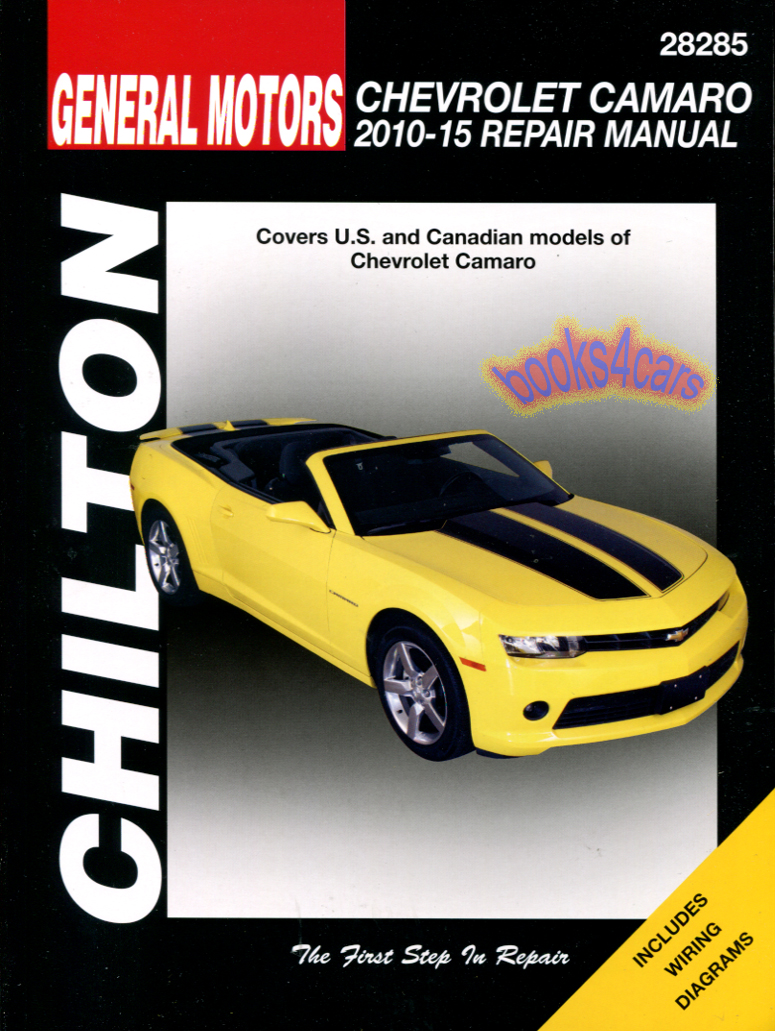 REAL BOOK Bumper-to-Bumper Shop Service Repair Manual for all 2010-2015 Camaro. Book is in New, never-opened condition